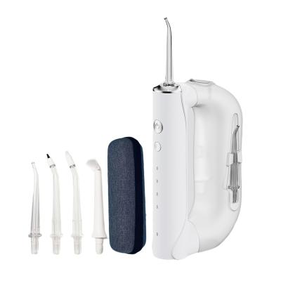 China Teeth Clean CE Certificate Cordless Portable Water Flosser Oral Cleaner Dental Irrigator With Massage Function for sale