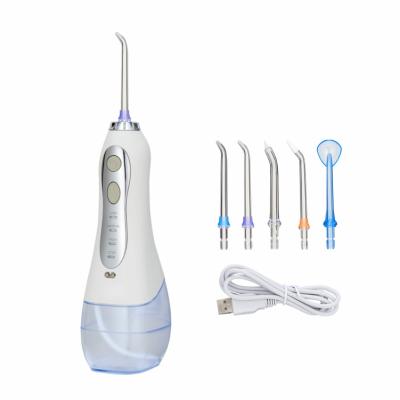 China Clean Teeth Oral Hygiene IPX7 300ml Rechargeable Dental Portable Oral Irrigator Waterproof Dental for sale