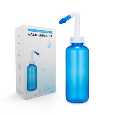 China Lanrun Patent New Look 500ml Double Spout/Dust Cover Portable Wash Bottle Nose Cleaner for sale