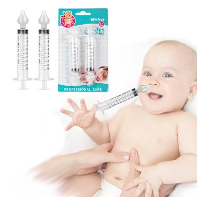 China Hot Selling Type Nasal Rhinitis Baby Syringe Nasal Irrigator 2021 New 10ml Baby Irrigation Wash Device Nasal Clean for sale