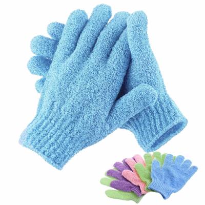 China All Natural Factory Wholesale Price Moisturizing Spa Skin Care Cloth Bath Glove Exfoliating Gloves Cloth Scrubber Face Body Bath Gloves for sale