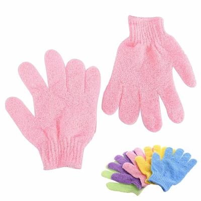 China All Natural SPA Foam For Shower Scrub Gloves Body Massage Sponge Wash Skin Moisturizing Exfoliating Glove for sale