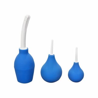 China Competitive Price Silicone Enema Removable Premium Clean Bulb Bag Anal Douche for sale