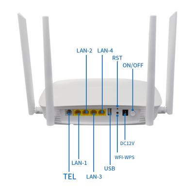 China Wholesale FTTH Solution OEM/ODM FTTB FTTX Modem 1GE 3FE 2.4G&5G Dual Band RJ11 Epon Gpon 5G WIFi6 ONU Xpon with Ontario Dual Band Router for sale