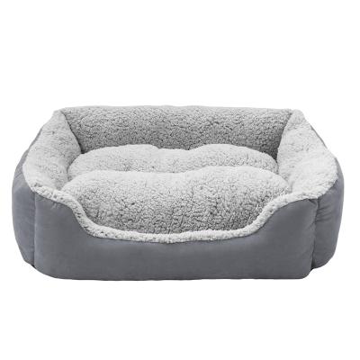 China Wholesale Washable Luxury Removable Cat Pet Dog Bed Removable Blanket Breathable Smart Pet Beds for sale