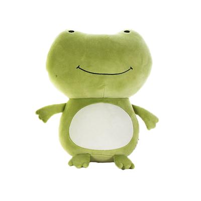 China Gift Valentine's Day Customized Cartoon Stuffed Animals Doll Fiber Filling Cute Frog Plush Stuffed Toys For Kids Gift for sale