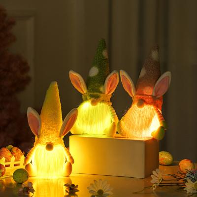 China Stuffed Toys Plush Toys Sit Light Up Soft Stuffed Rabbit LED Rabbit Night Light Stuffed Toys Easter White Festival Birthday Doll Christmas Festival For Gift for sale