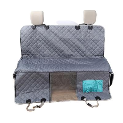 China Customized Solid Waterproof Oxford Cloth Pet Bed and Accessories Non-Slip Durable Soft Waterproof Dog Pet Hammock Car Back Seat Cover for sale