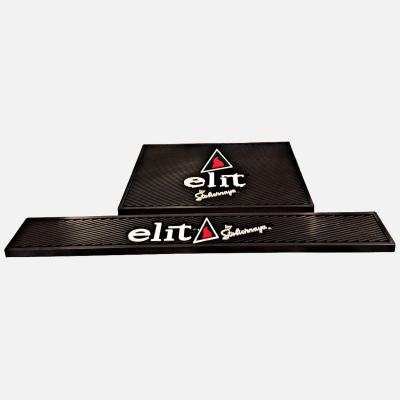 China OEM Logo Viable PVC Bar Mat Soft Rubber Wine Decanters Accessories Bar Mat for sale