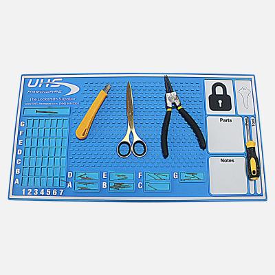 China Anti-Slip Lab Mat Waterproof Locksmith Portable Premium Pinning Hobby Mat for sale