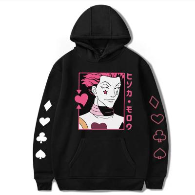 China Hunter X Hunter Hisoka Anime Harajuku Sports Casual Hooded Hoodie Hoodies Fashion Men Women Breathable Sweatshirts New for sale