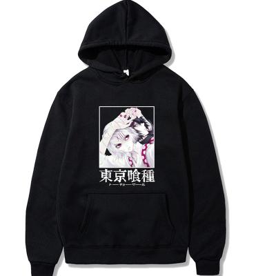 China Tokyo Anime Fashion Casual Sweatshirts Breathable Japanese Ghoul Full Hoodie Autumn Uniex Cloths for sale