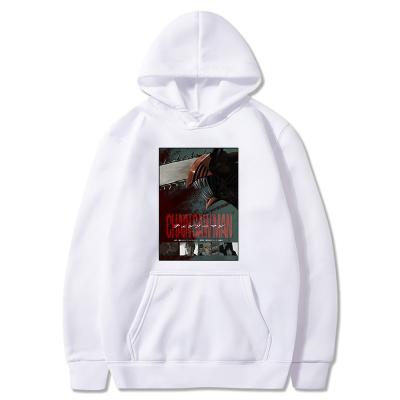 China Breathable Chainsaw Man Anime Denji Cosplay Hoodies Print Long Sleeve Street Pullover Sweatshirt for sale