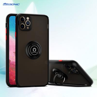 China Strong Shockproof Mount Shockproof Phone Car Holder Metal Ring Back Case For Iphone13 Case for sale