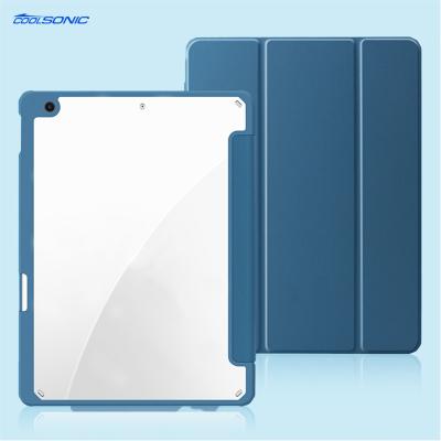 China Magnetic Stand Auto-sleep PU Tablet Case Silicone Tablet Case Cover With Pencil Designer For Ipad Air 4 Cheap Tablet 10.9 Case for sale