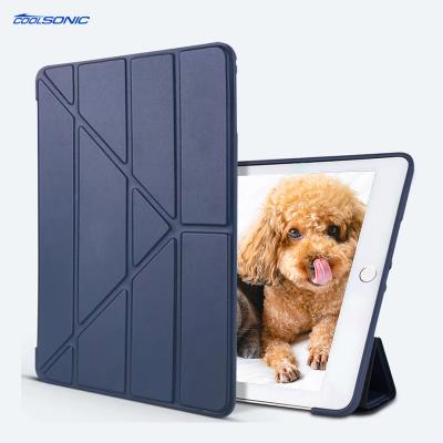 China 2021 New Universal Folding Magnetic Auto-sleep Stand Magnetic Soft Leather Waterproof Tablet Case For Ipad Mini 5 for sale