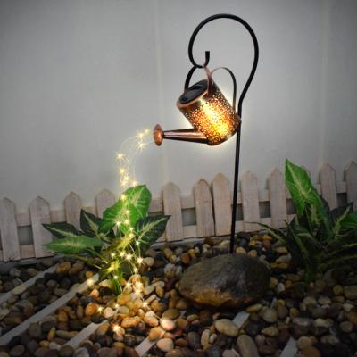 China Waterproof + PIR Motion Sensor Solar Light Solar Flower Rectified Insert Creative Iron Art Outdoor Garden Landscape Lamp Yard Decoration for sale