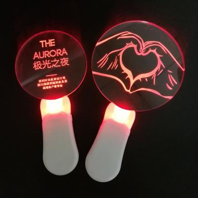 China Promotional Party Supplies Custom Logo Acrylic Concert Led Stick Glow Light Stick for sale