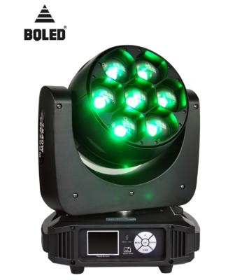 China Best selling 4in1 stage 7x40w rgbw wash led moving head zoom light for stage club bar for sale