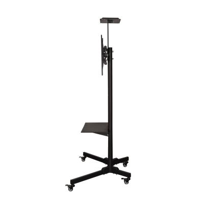 China Iron TV Wall Go Cart TV Bracket Cart For Office for sale