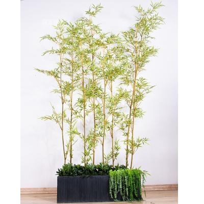 China Artificial Bamboo Plant Potted Minimalist Large Scale Indoor Home Decor Accessories for sale