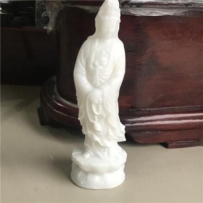 China Wholesale India Hand Carved Home Decoration Jade Craft Ornament Buddha Statue for sale