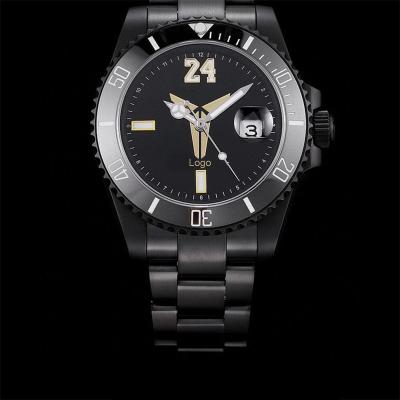 China Popular Luxury Brand Diamond Watch Waterproof Automatic Mechanical Wrist Watch Leather Band for sale