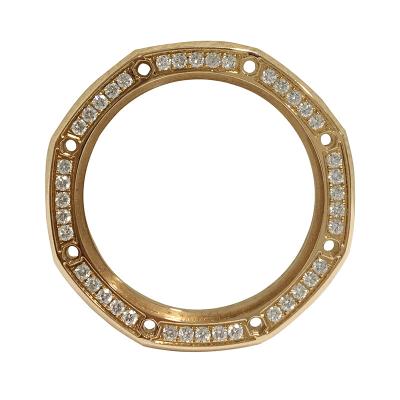 China Manufacture Watches Luxury Watch Parts For Original Made In 18K Gold Luxury Iced Out Daytona Bezel Inserts Made Out Of Stainless Steel for sale