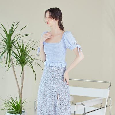 China Knee-Length Skirts Female Women Waistband Breathable Half-Length High Waisted Skirt for sale