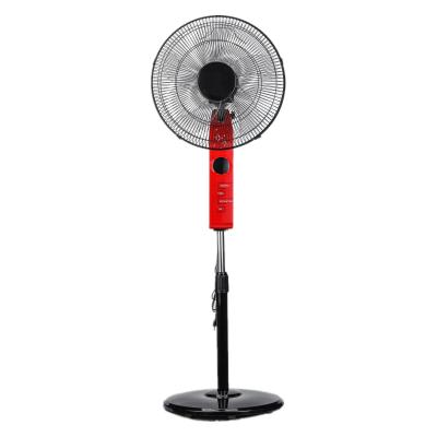 China 16 inch heavy base remote control standing fan pedestal stand fan with remote control for home for sale