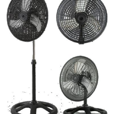 China Pedestal Stand Fan 360 Degree Oscillating Electric Stand Fan With Basket Grill for sale