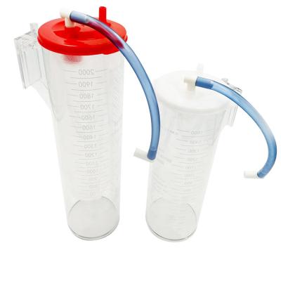 China 1000 ml - 3000 ml afzuigbus voor medisch gebruik / afzuigzaksetsysteem Te koop