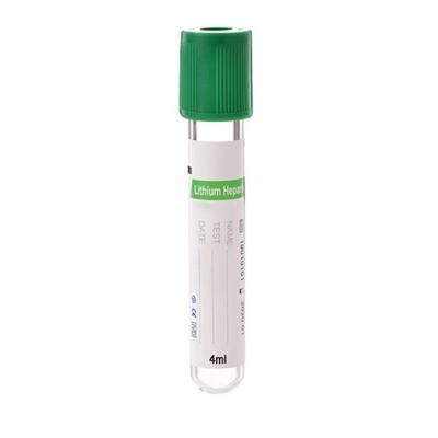 China PET Bd 3.8% Lithium Heparin Tube Citrate Blood Collection Whole Blood Tubes for sale