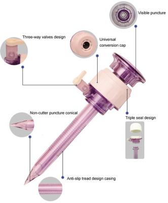 China 12mm Surgical Stapling Devices Diposable Laparoscopic Trocar for sale