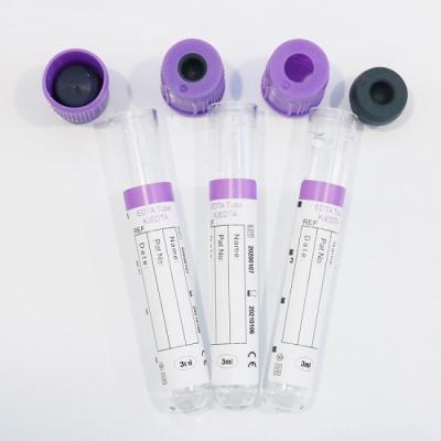 China EDTA Blood Collection Tube 1ml 2ml 3ml 4ml 5ml for sale