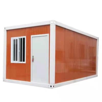 China Modern Lightweight Steel Structure Frame 20Ft Prefab Homes Prefab Tiny Shipping Container House For USA for sale