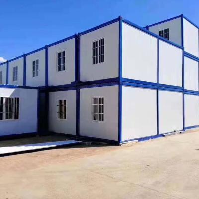 China Modern Style 20Ft 40Ft Modern Movable Prefab Building Prefab Kit Living Container House for sale