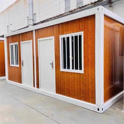 China Steel Frame Kit Set Cabin Living Prefab Modern Custom Lightweight Modular Tiny Container House for sale