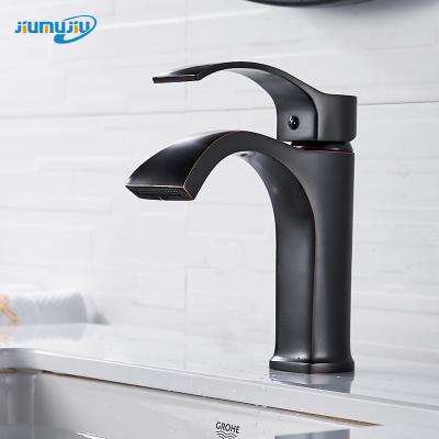 China High Quality Metered Taps One Handle Black Water Deck Sink Basin Mixer Tap For Kitchen Concealed Basin Faucet for sale