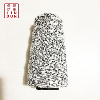 China Knitwear Scarf 2.2 NM Cotton And Polyester Fancy Yarn Butterfly Yarn For Scarf Pompom Weaving Knitting Fluffy Hats for sale