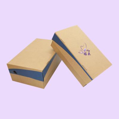 China Custom Clothes Shoe Box Display Folding Empty Apparel Garments Paper Packing Bo for sale