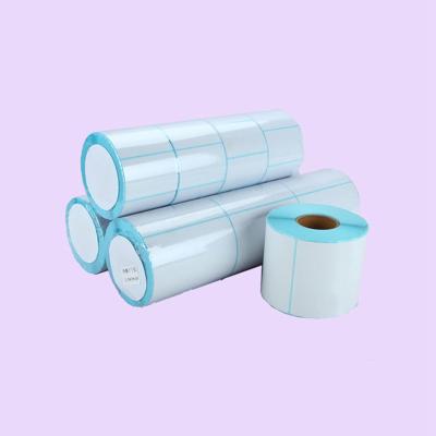 China 40*40mm Thermal Label Rolls  adhesive paper custom stickers Thermal labels for sale