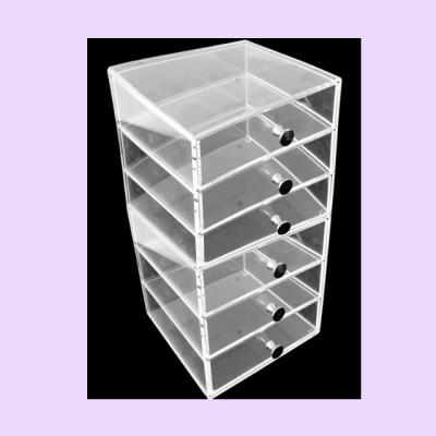 China cosmetics self skin care packaging boxes acrylic cosmetic organizer display box zu verkaufen