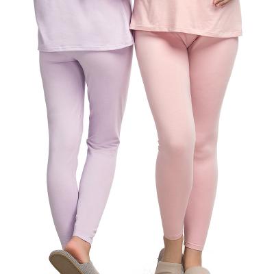 China Viable Maternity Pants Autumn And Winter Adjustable Belly Lift Cotton Sleep Lounge Pajamas Gaiters For Pregnant Women for sale