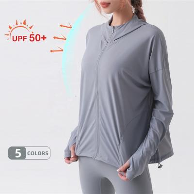 China Women's Full Zipper Track Turtle Neck Fitness Gym Workout Coat Tops Quick Dry Yoga Sports Long Sleeve Jacket Breathable Running Sportswear for sale