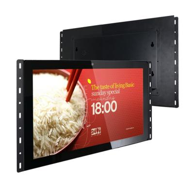 China Advertising Display Recessed ATM Touch Screen Android AIO Digital Signage POE Tablet for sale