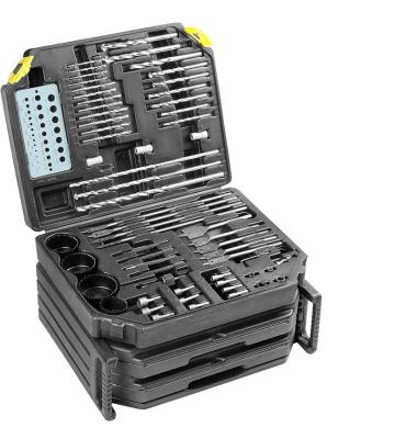 China 326 Piece Quick Working Set Drill Accessories With Case Drill Bit Set Portable Tool for sale