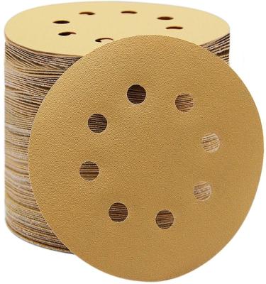 China AutoErizo 6-Inch 6-Hole Polishing Hook and Loop Sanding Discs Wet Dry Random Orbital Sandpaper for Automotive and Woodworking for sale