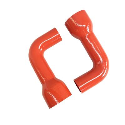 China High Temperature Resistance China supplier Smooth surface fabric DC reducer silicone tube for automotive trucks and heavy machinery for sale