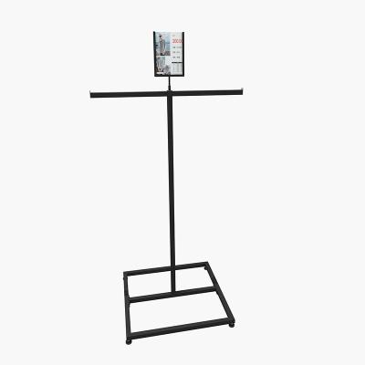 China Retail Stores Fashion Boutique Store Display 2 Way Garment Baby Clothes Display Stand for sale